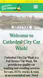 Mobile Screenshot of cathedralcitycarwash.com